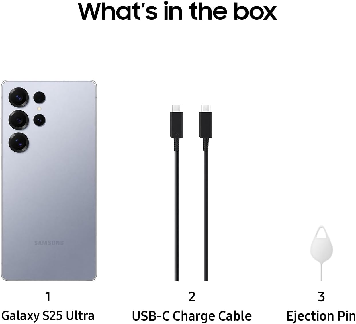 SAMSUNG Galaxy S25 Ultra, 256GB Smartphone, Unlocked Android