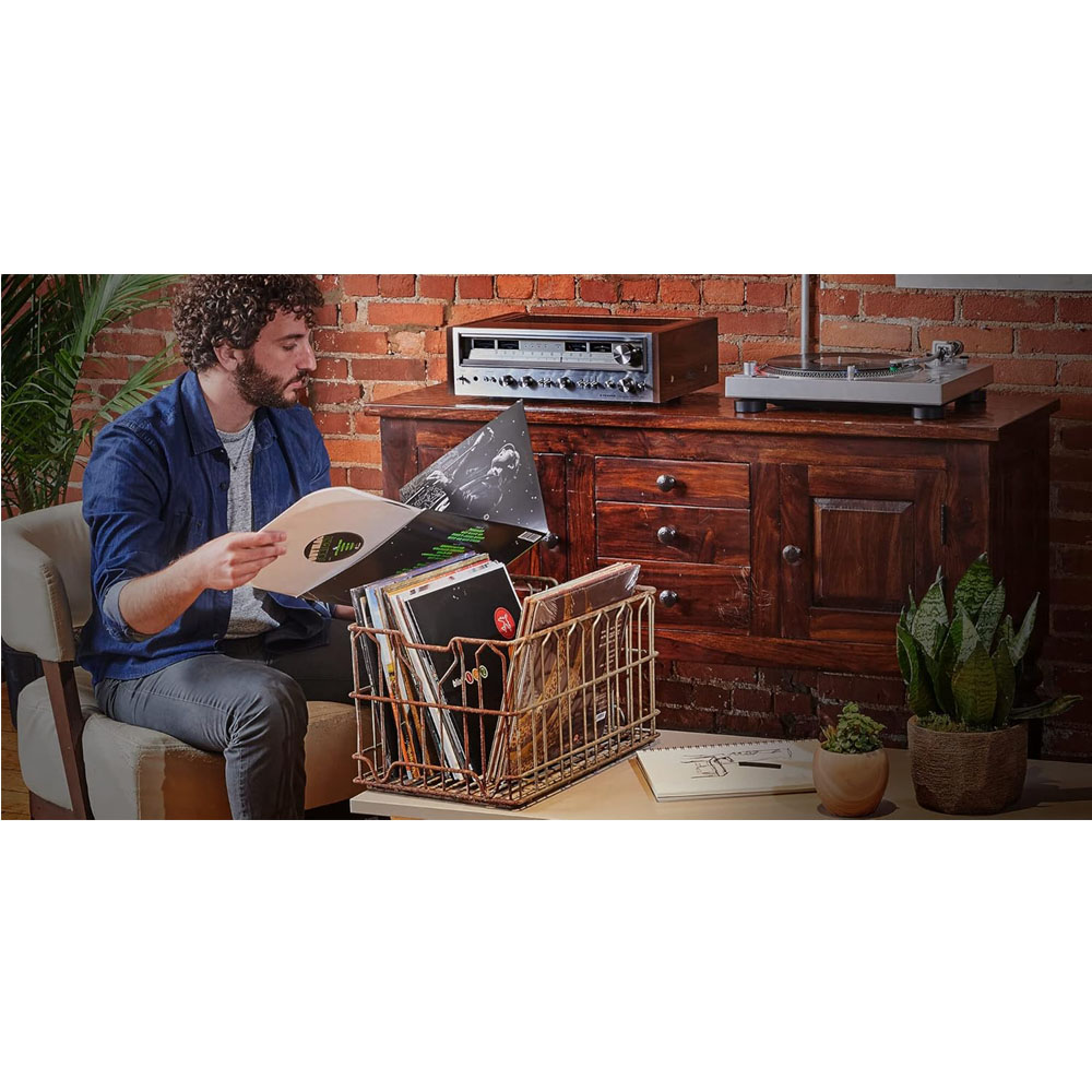 Audio-Technica AT-LP120XUSB-BK Plattenspieler mit Direktantrieb (Analog & USB)