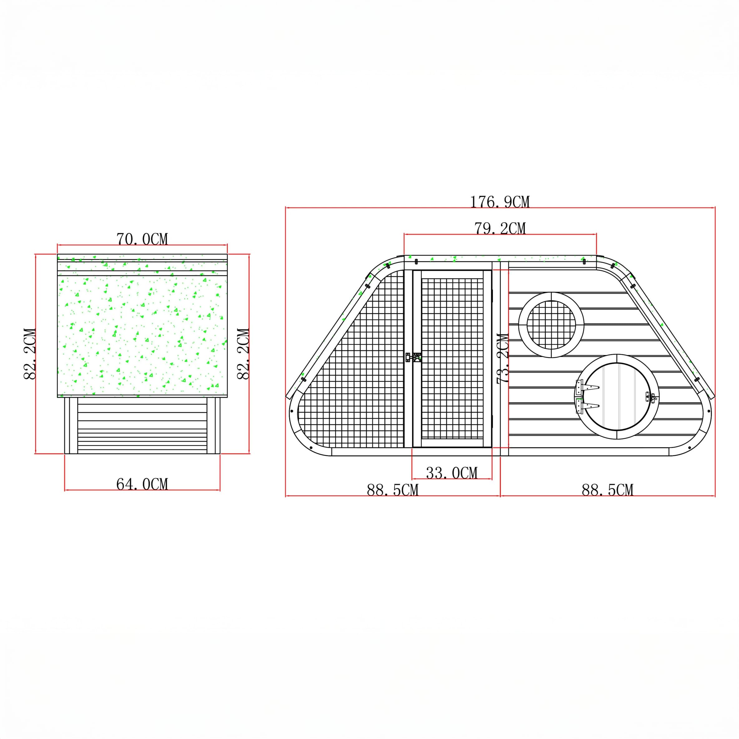 Cocoon ECO 1500 Chicken Coop + Cocoon Noah's Ark Chicken Coop