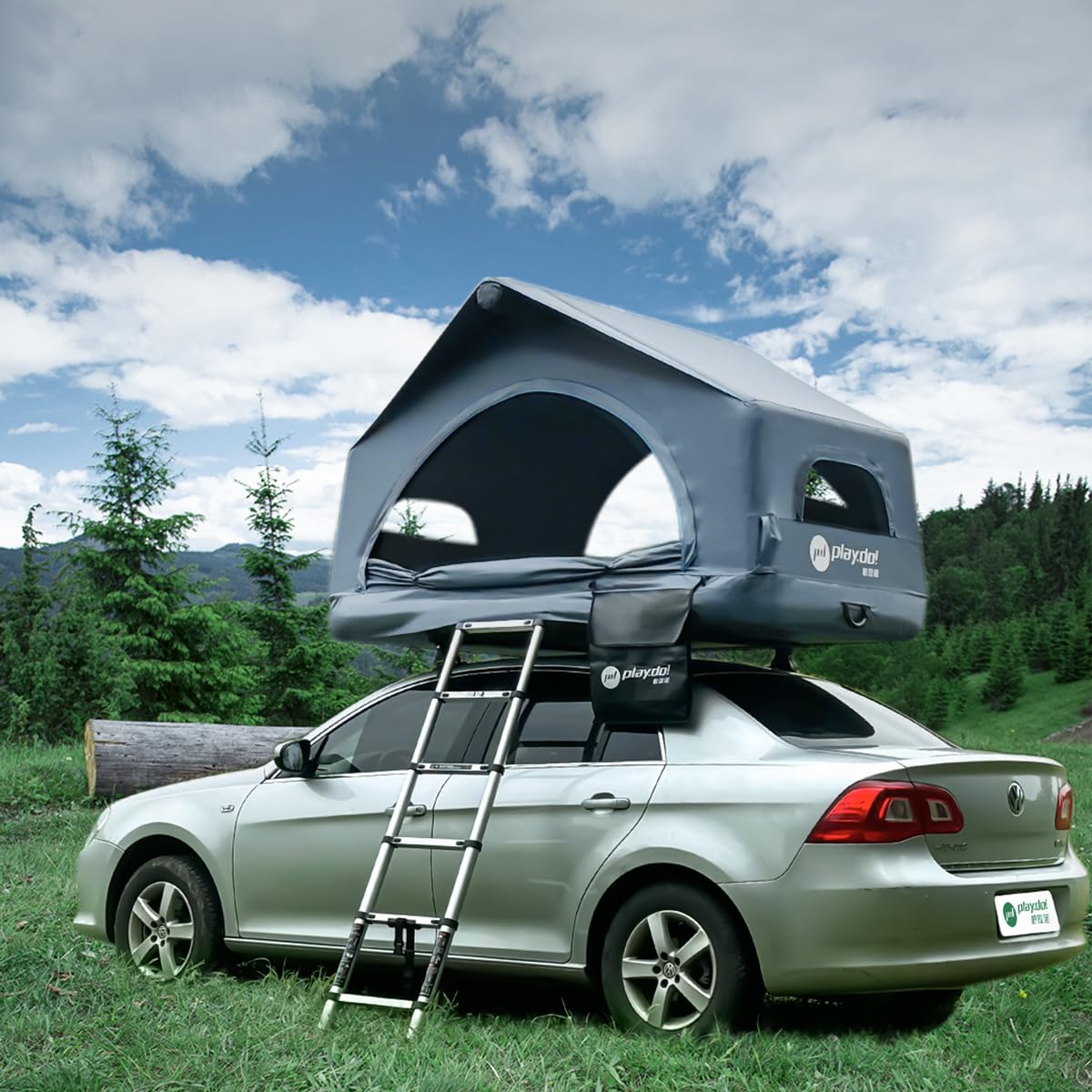 BOOMLATU Shell Wing Inflatable Floatable Rooftop Tent