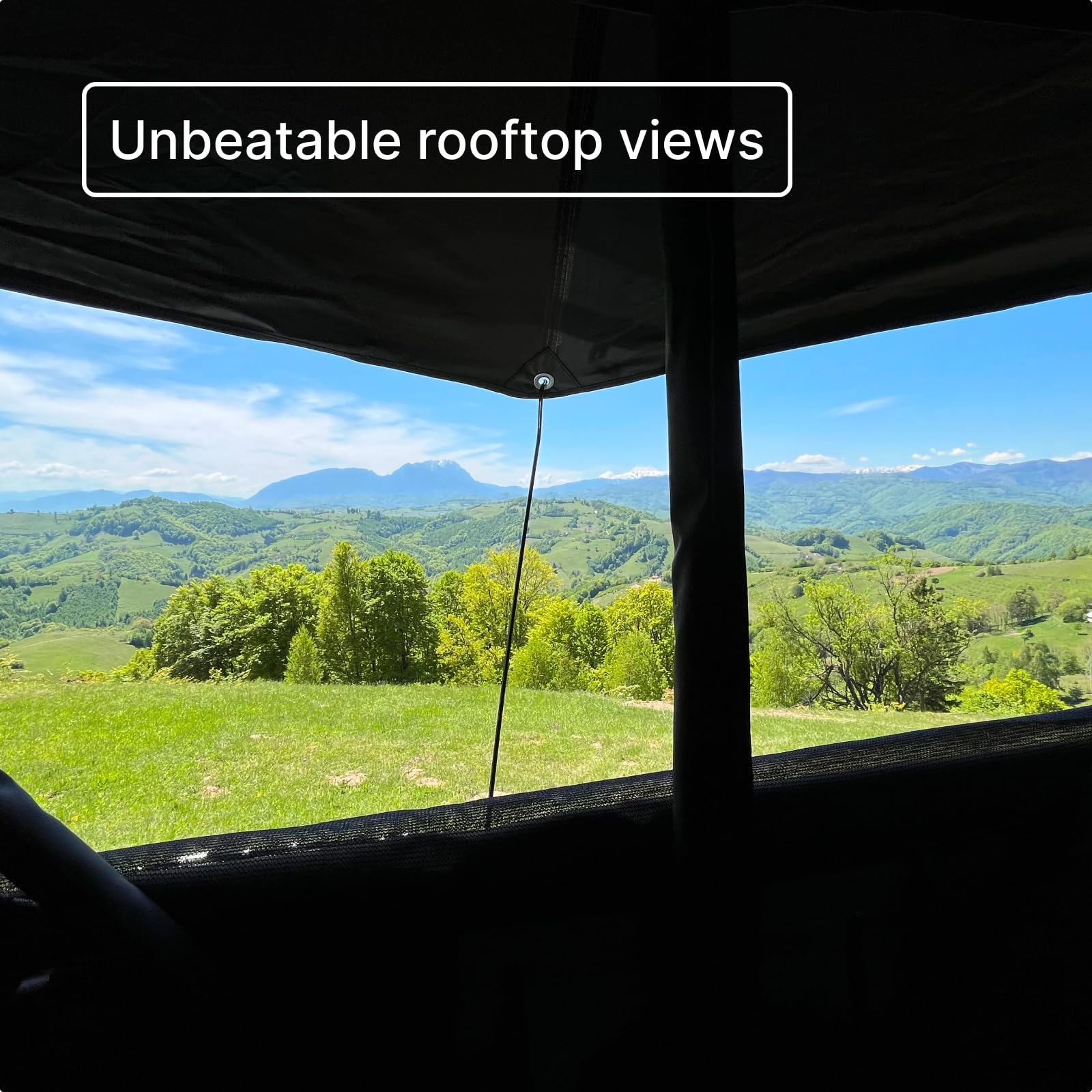 TentBox Lite Car Roof Tent - TentBox Car Roof Tent - Car Camping All Year Round - FITS MOST CARS - Premium Retractable Design, 30 Seconds Assembly