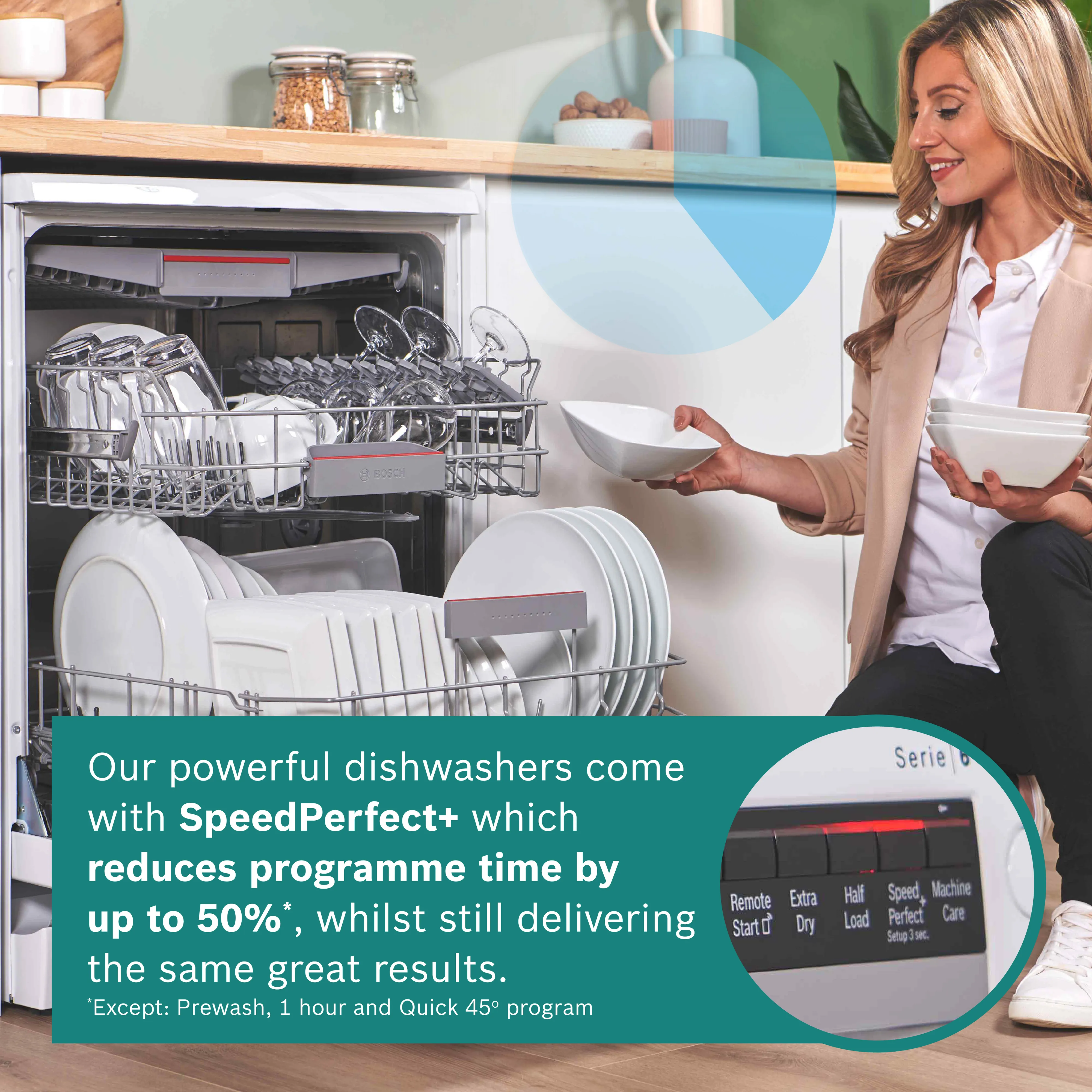 Bosch SMS6ZCW10G Series 6 Free-standing dishwasher 60 cm White