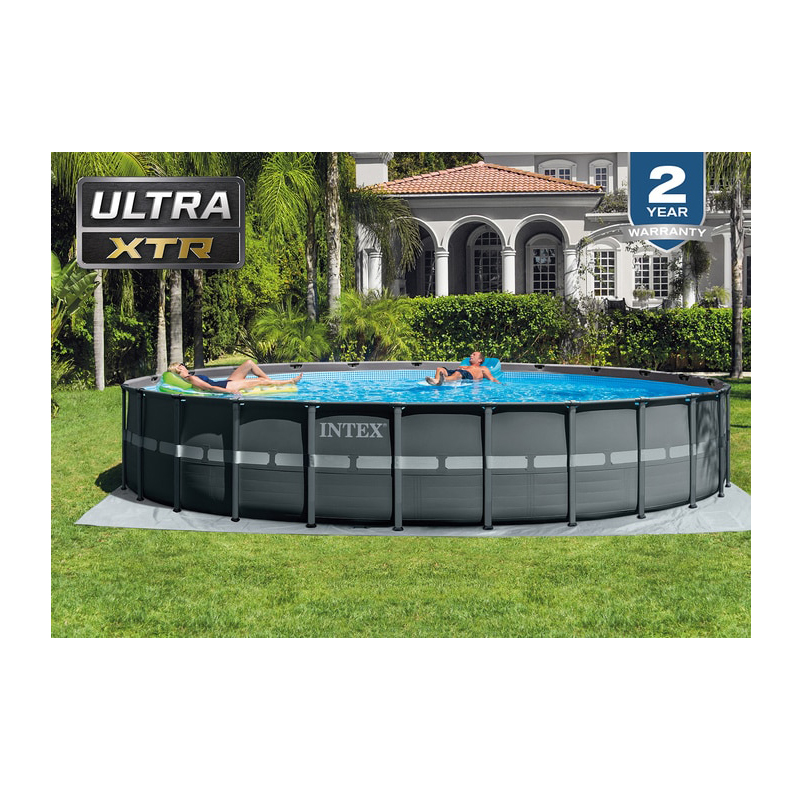 24ft X 52in Ultra XTR Frame Pool Set with Sand Filter Pump