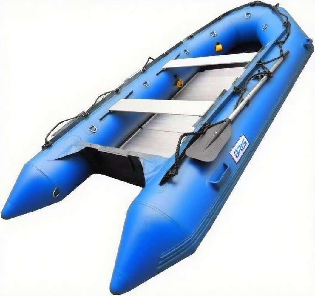 BRIS 1.2mm PVC 12.5 ft Inflatable Boat Inflatable Fish Hunter & Person Inflatable Raft Boat