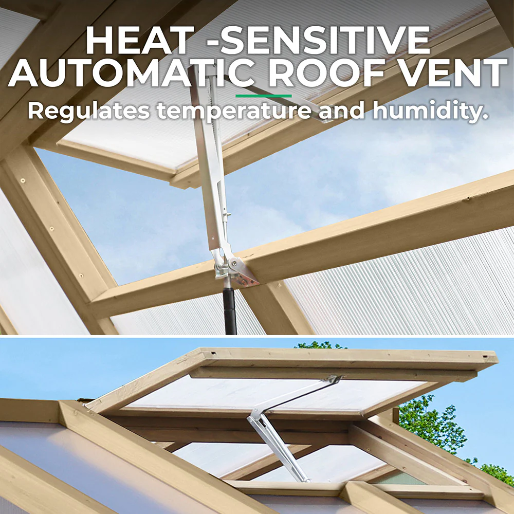 Yardistry 6.7' x 6' Meridian Greenhouse