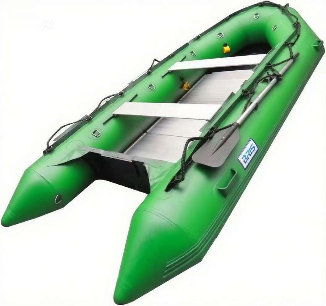 BRIS 1.2mm PVC 12.5 ft Inflatable Boat Inflatable Fish Hunter & Person Inflatable Raft Boat