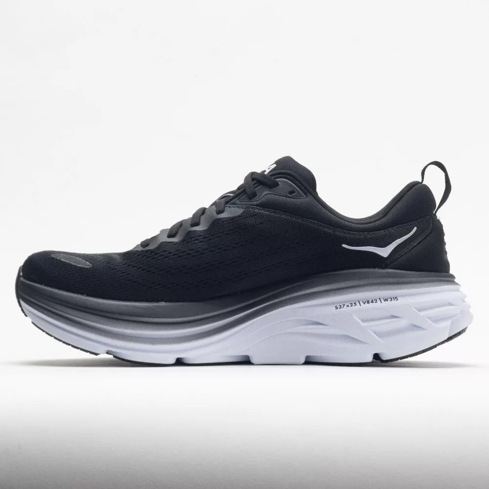 HOKA Bondi 8 Men's Black/White