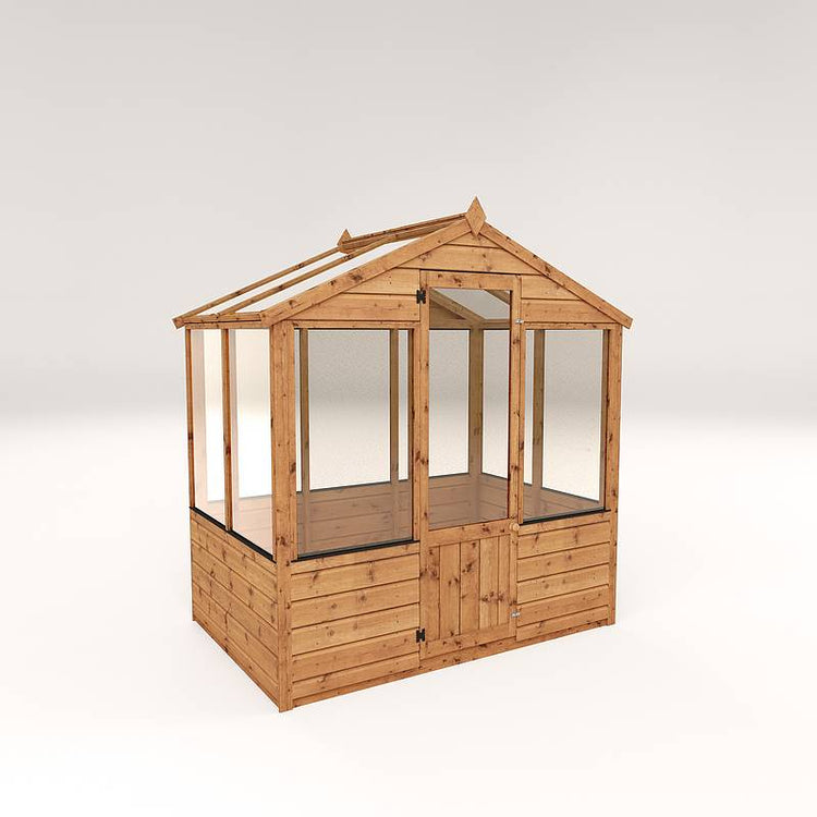 Mercia 6 x 4 Evesham Wooden Greenhouse