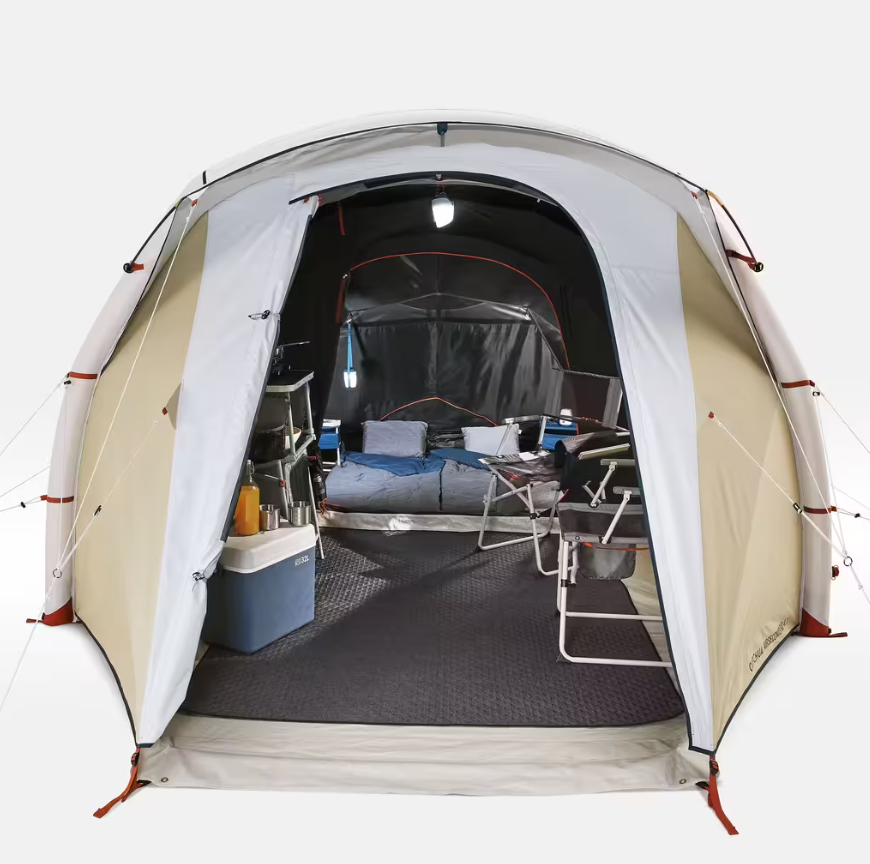 4 Person 1 Bedroom Camping Tent Fresh & Black - Sand