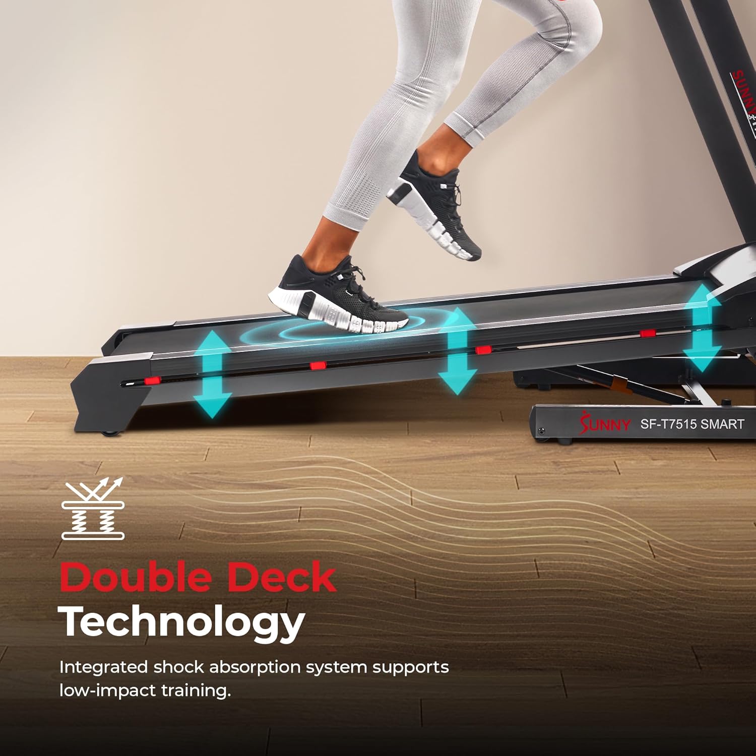 Sunny Health & Fitness Premium Foldable Treadmill
