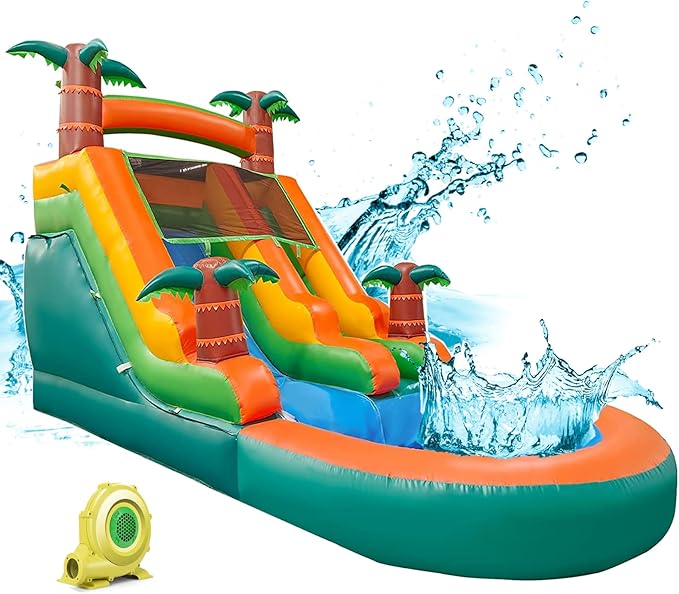 21FT Commercial Grade Inflatable Water Slides for Kids Adults