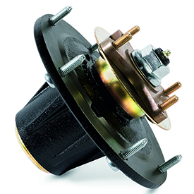 Cast-iron mower spindle 