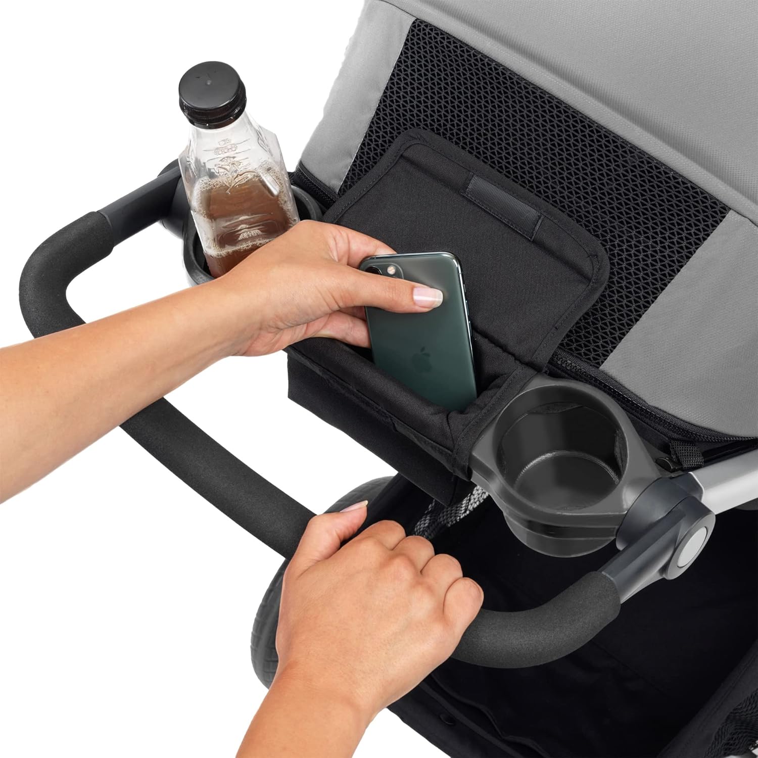 Chicco Bravo 3-in-1 Trio Travel System, Bravo Quick-Fold Stroller with KeyFit 30 Infant Car Seat and Base, Car Seat and Stroller Combo, Camden/Black & Grey