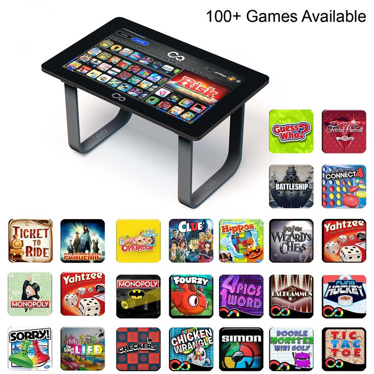 Board Game Touchscreen Table - Includes over 100+ Games w\ WIFI Downloadable Apps