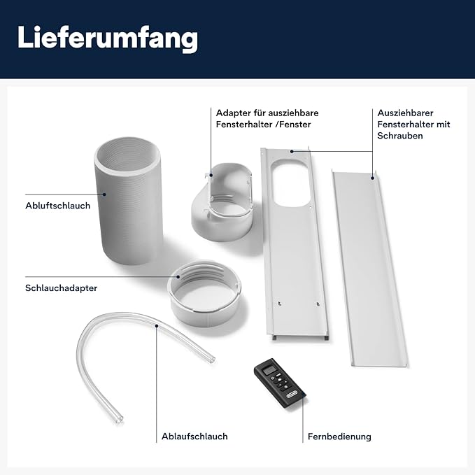 De'Longhi Pinguino PAC EM82, Mobile Klimaanlage für Räume bis zu 80 m³