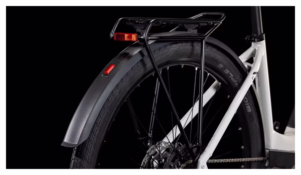 Cube Touring Hybrid One 500 Easy Entry Electric Hybrid Bike Shimano Cues 9S 500 Wh 700 mm Cotton White Grey 2025