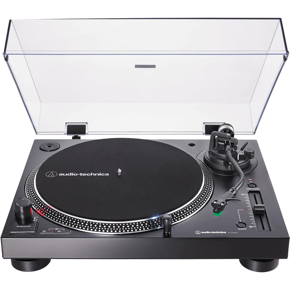 Audio-Technica AT-LP120XUSB-BK Plattenspieler mit Direktantrieb (Analog & USB)