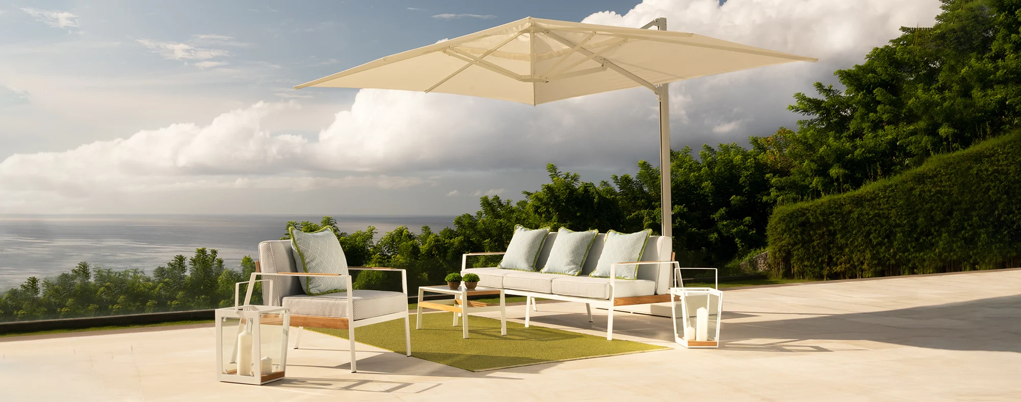 Cool Powder-coated Cantilever 300cm