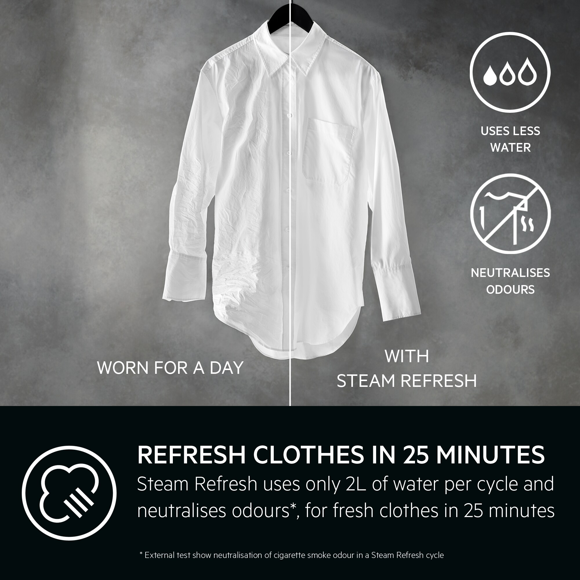 AEG LFR71844B 7000 ProSteam® 8 kg Washing Machine