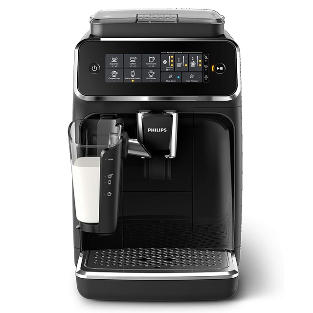 Philips 3200 Series Fully Automatic Espresso Machine with LatteGo, Black