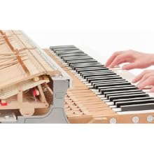 Authentic acoustic piano touch