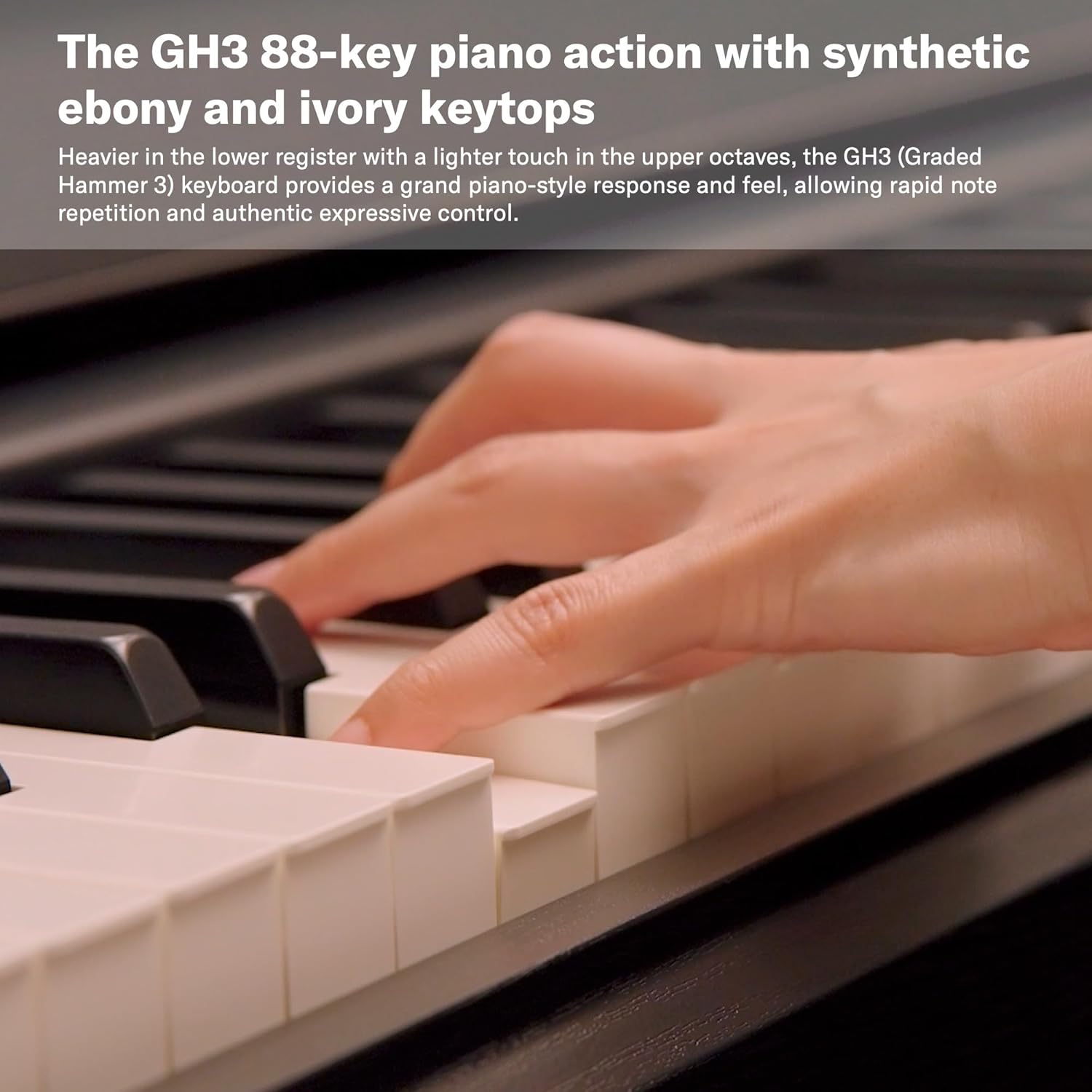 Yamaha YDP-S35 Arius Series Slim Digital Console Piano, Black