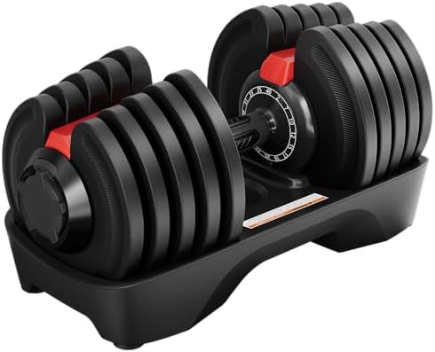 Strongway 16-in-1 PAIR 40KG Adjustable Dumbbell Barbell Home Fitness Gym Training Weights Liftin...