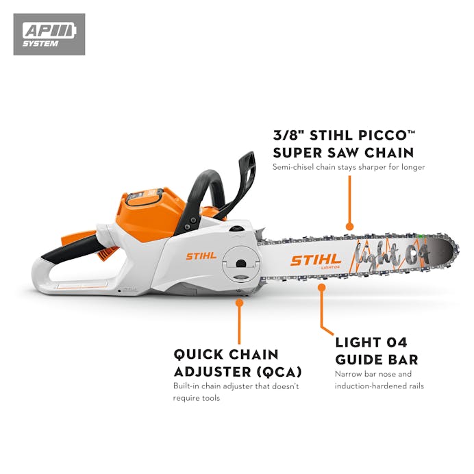 STIHL MSA 220 C-B Battery Powered Chainsaw