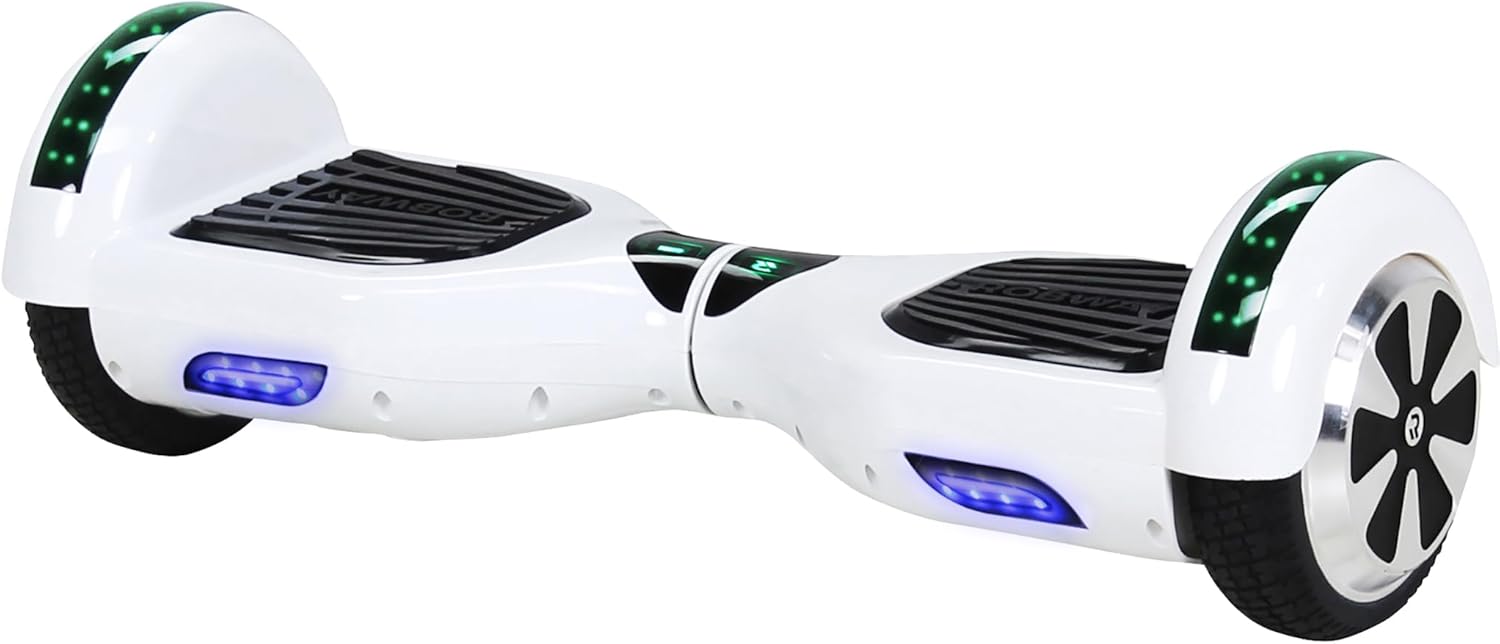 Robway W1 Hoverboard | 𝐃𝐀𝐒 𝐎𝐑𝐈𝐆𝐈𝐍𝐀𝐋 ® Hoverboards for Kids, Teens & Adults - APP Control - 1 x 2 Watt Motors - Self-Balancing Function - Bluetooth