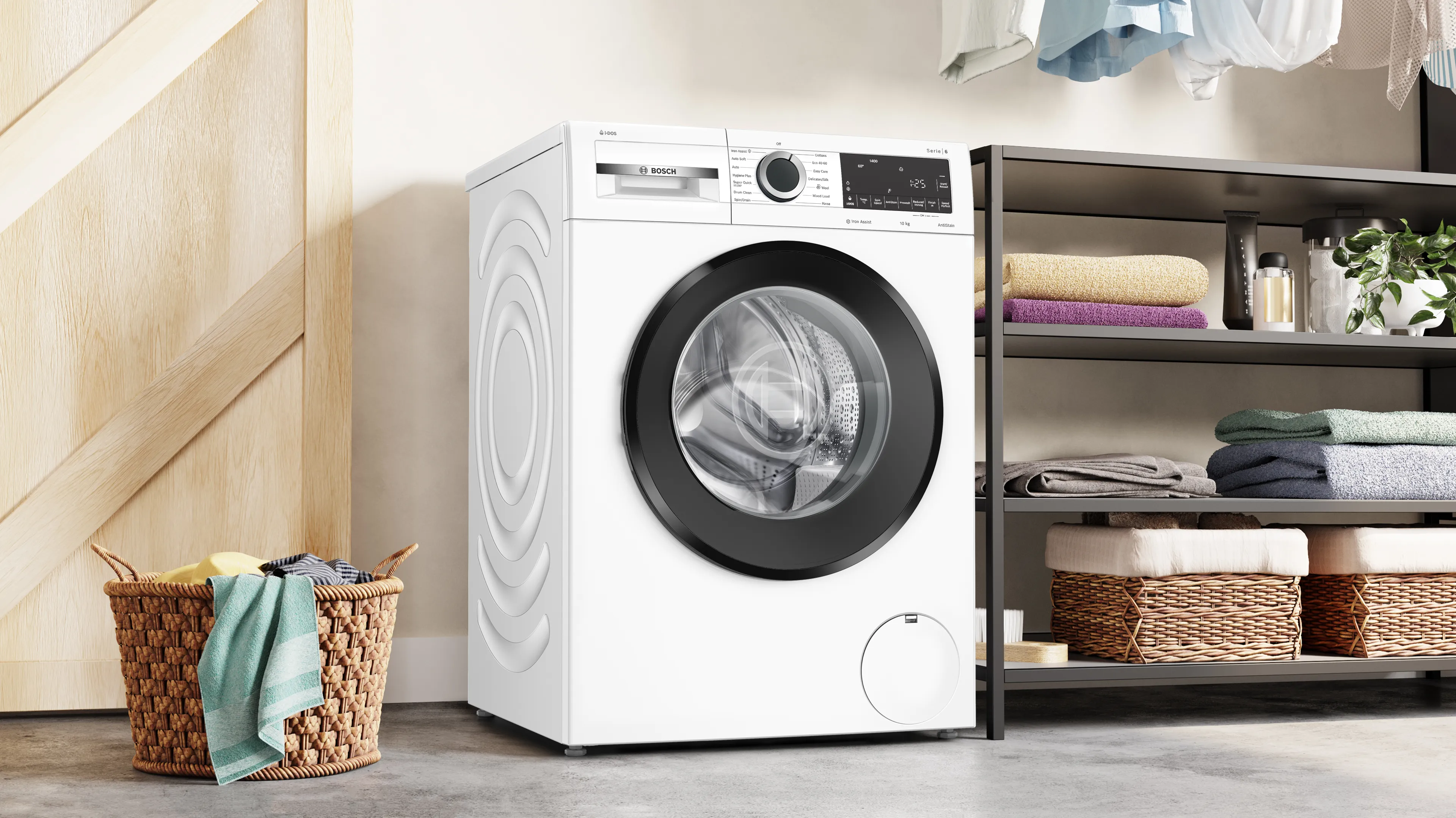 BOSCH WGG254F0GB Series 6 Washing machine, front loader 10 kg 1400 rpm
