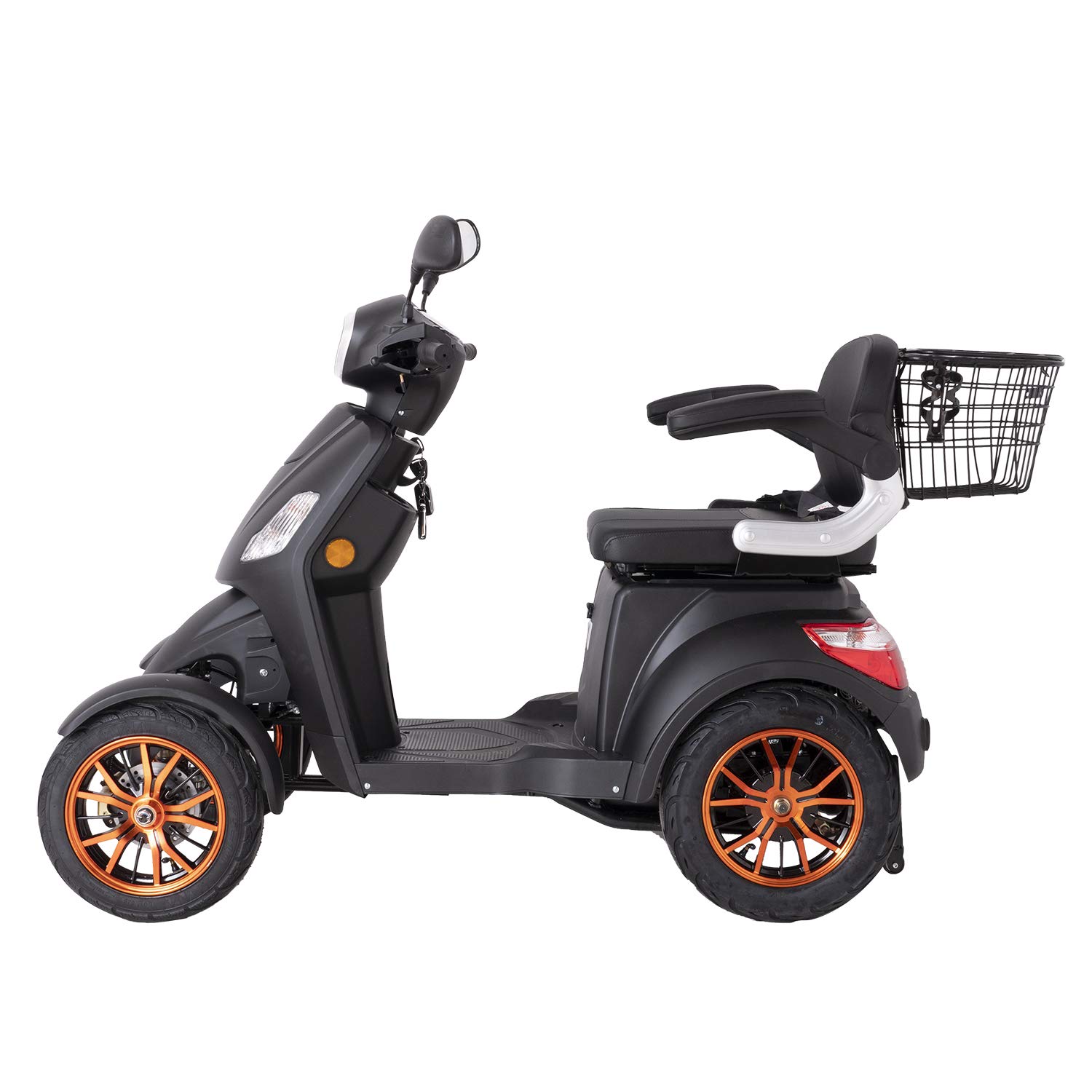 4 Wheeled Matt Black e-Mobility Device