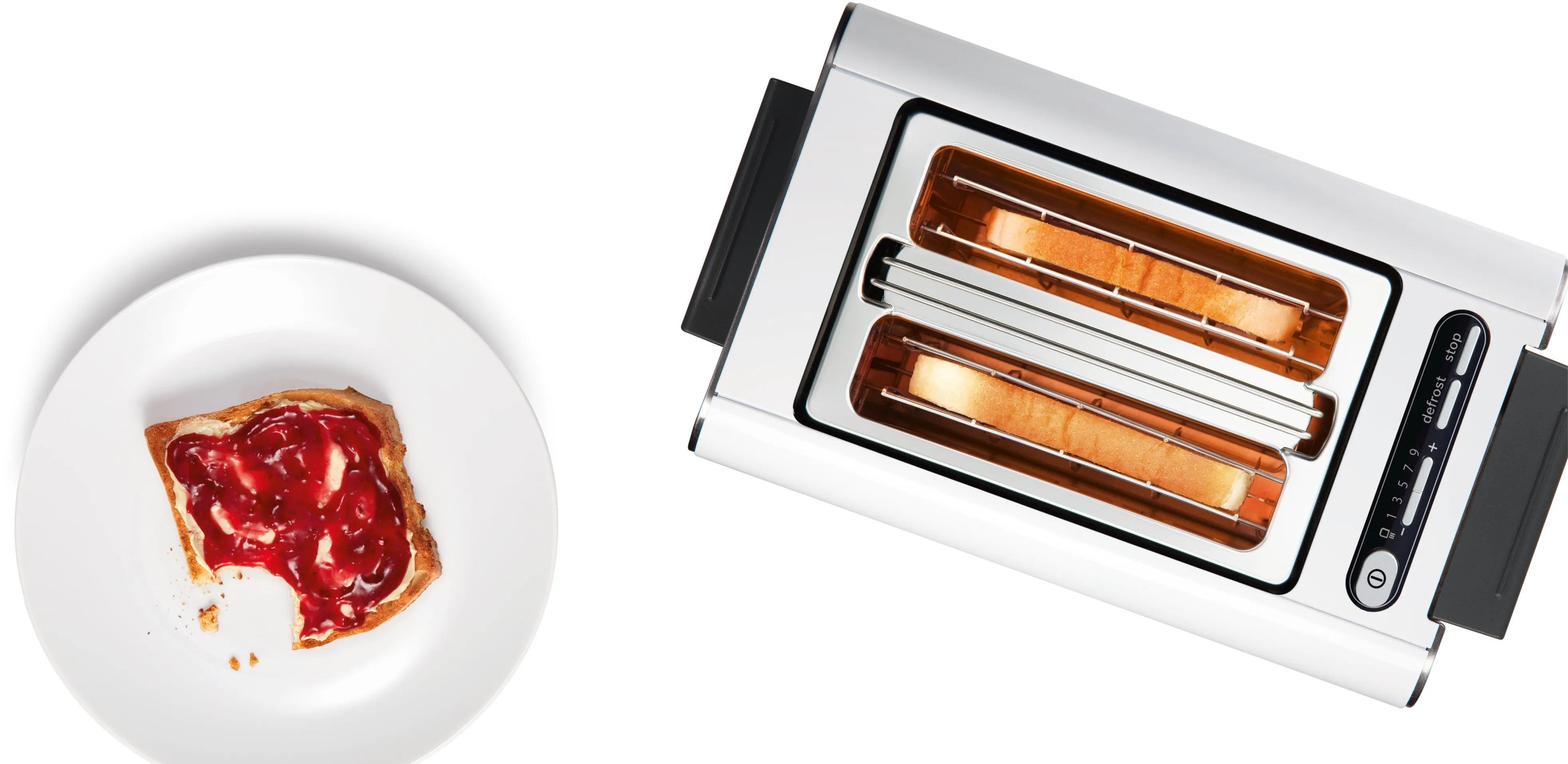 Compact toaster Styline White