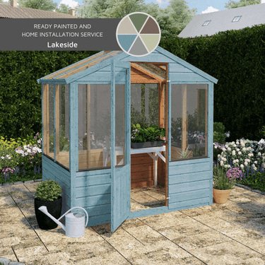Mercia 6 x 4 Evesham Wooden Greenhouse