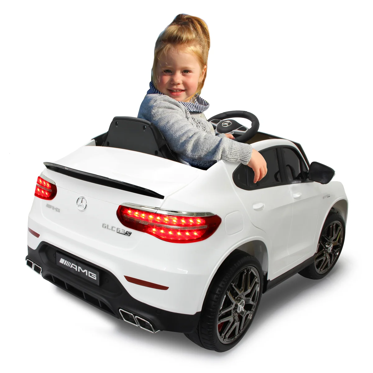 Ride-on Mercedes-benz Amg Glc 63 S Coupé Blanc JAMARA