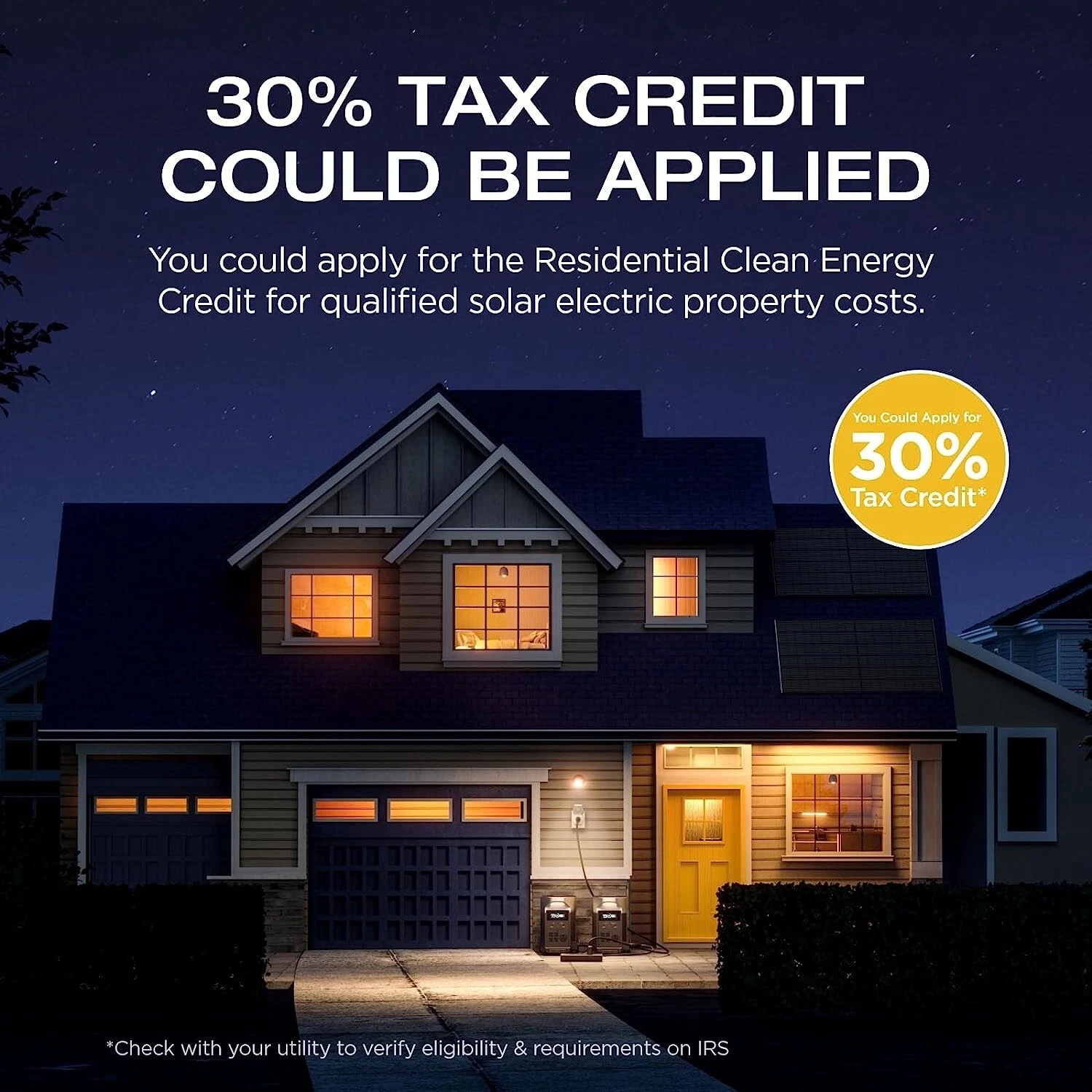 EcoFlow DELTA Pro 3600Wh Power Station & 160W Solar Panel Certified Refurbished