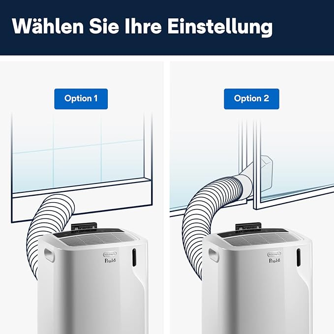 De'Longhi Pinguino PAC EM82, Mobile Klimaanlage für Räume bis zu 80 m³