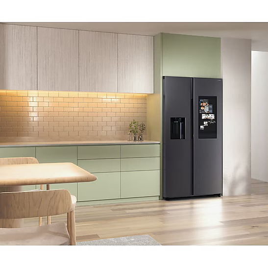 Samsung  614L Bespoke AI Family Hub Side-by-Side Fridge Freezer with Family Hub™, Black