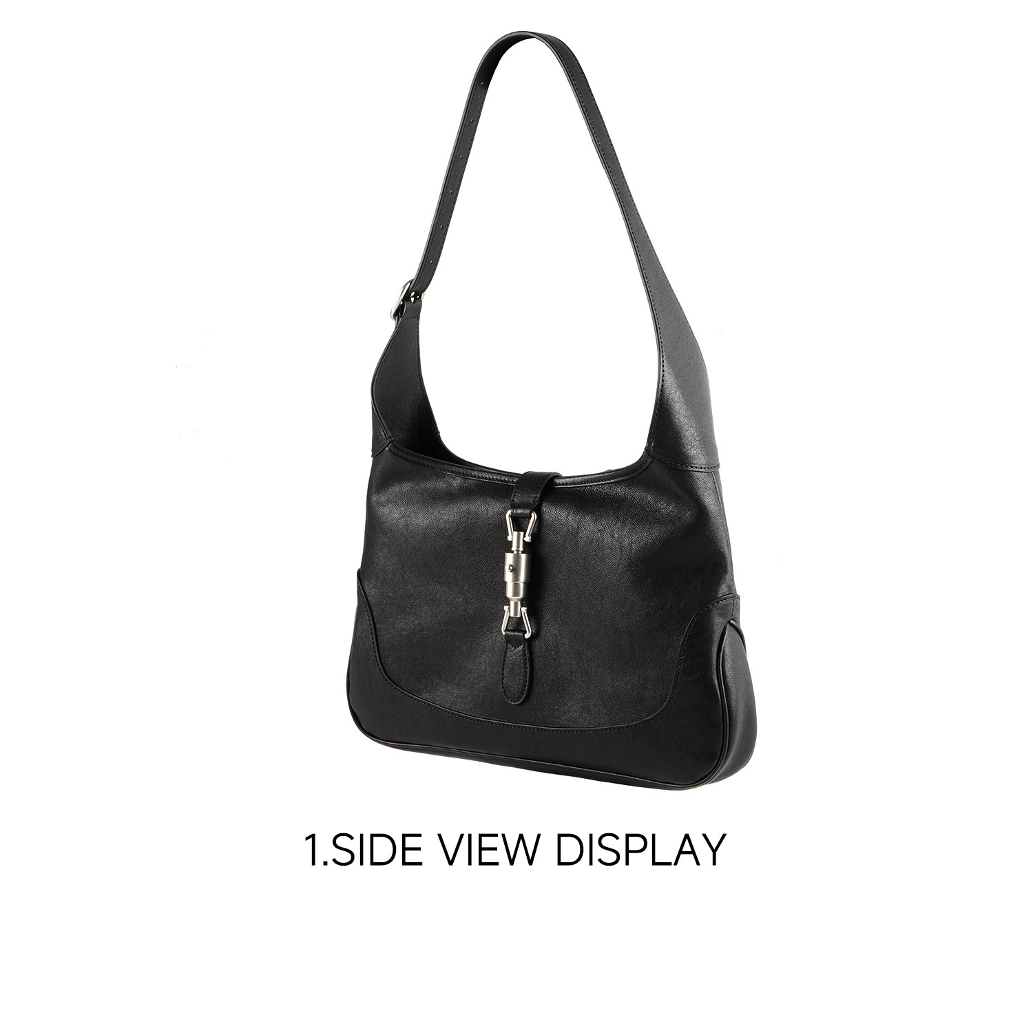 Stylish urban single-shoulder women's bag,  Made with Italian lambskin. DIY logo.