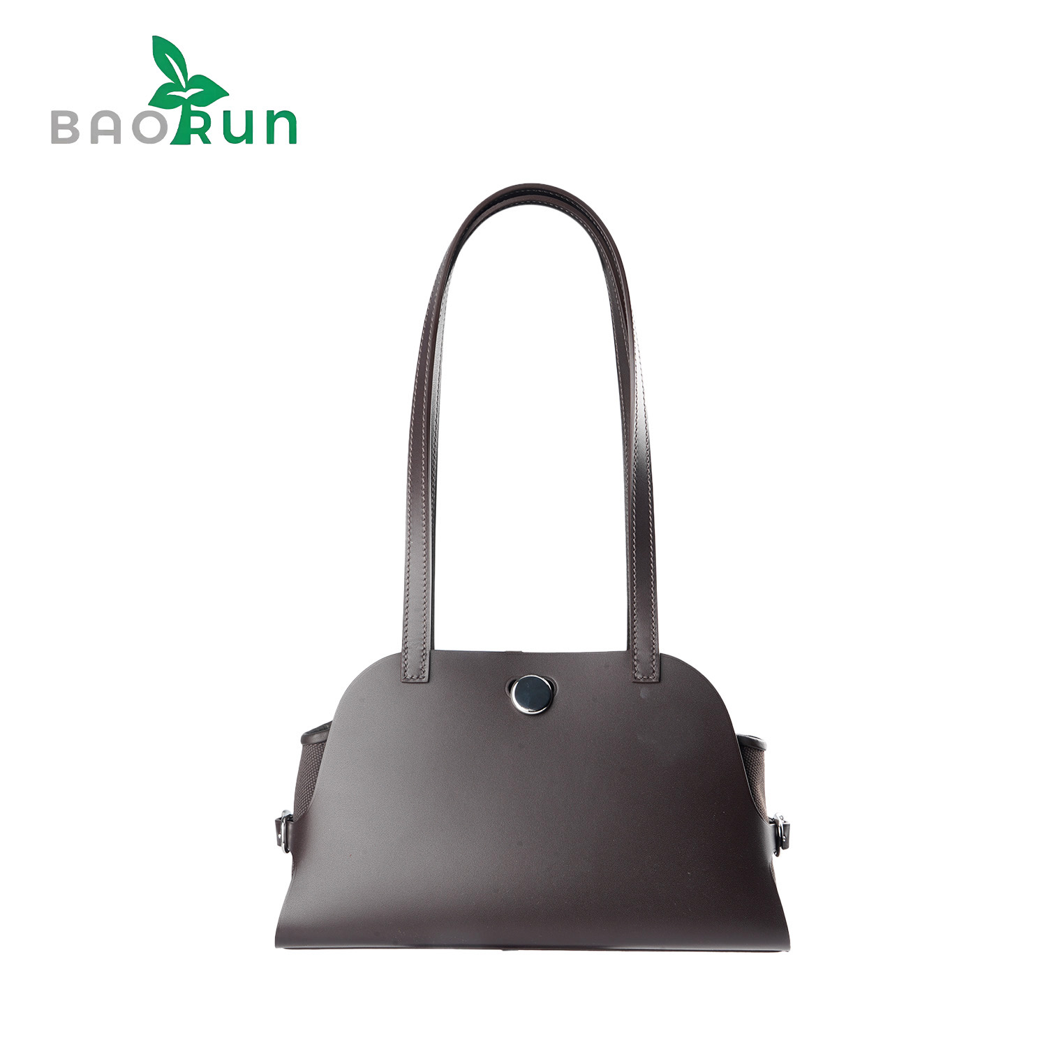 French Hunter leather women's shoulder bag and handbag. Compact and versatile.