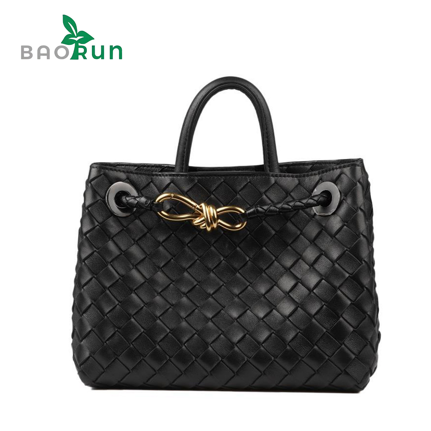 Woven women's shoulder bag/crossbody bag/handbag, made of sheepskin.