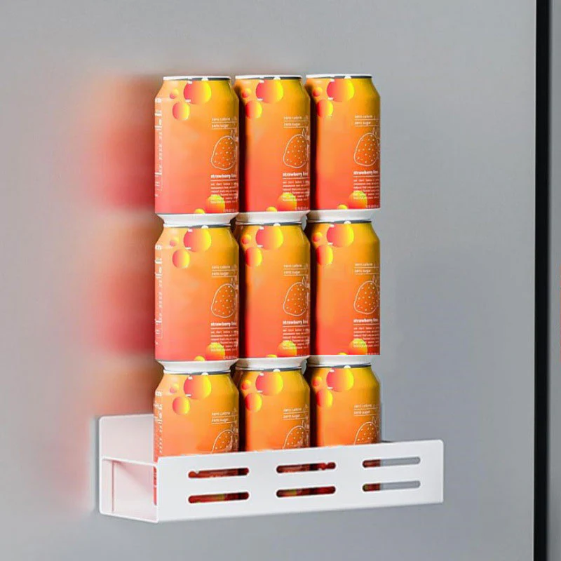 Magnetic Spice Rack for Refrigerator with Paper Towel Holder