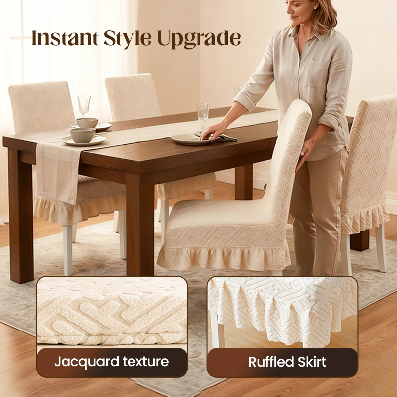 🎄 Ofertas especiales para Navidad 🎄💥🪑Dining Chair Slipcover Set✨Instant holiday upgrade! Refresh your dining space🎄