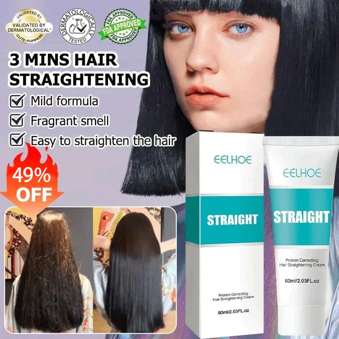 ✨Last Day Save 61%✨ Silk & Keratin Hair Straightening Cream