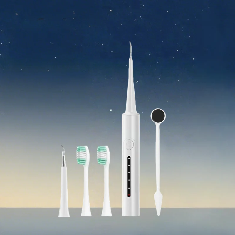 2-in-1 Ultrasonic Tooth Cleaner & Electric Toothbrush