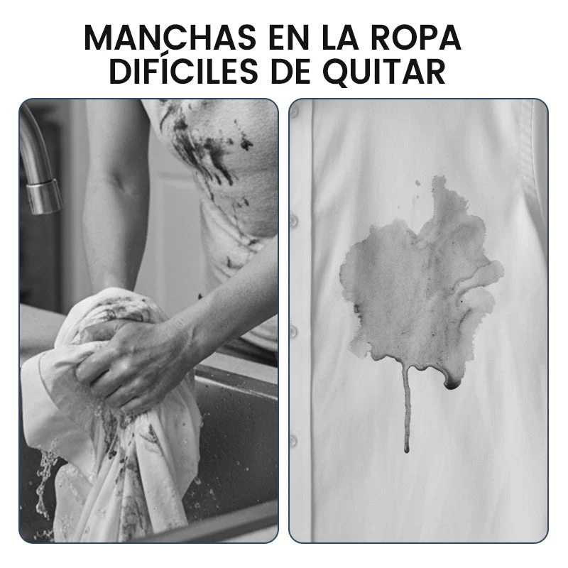 🔥Tiempo limitado 50% de descuento🔥  Gel Quitamanchas Enzimático Potente con Cepillo