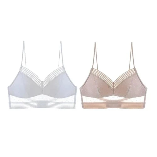 💞BUY 1 GET 3 PCS!!💞Low Back Wireless Lifting Lace Bra