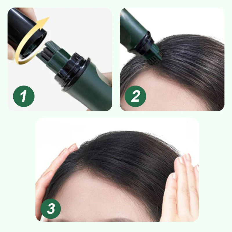 💇‍♀️3-color set meal✨ 10-Second Root Rescue! Gray Coverage Hair Pen - Instant Youth in a Click! ✨