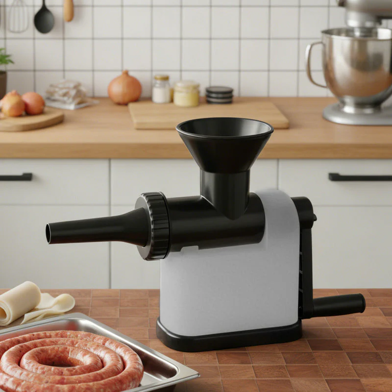 ⏳Time-Limited Special⏰Manual Sausage Stuffer Machine with 3 Nozzles