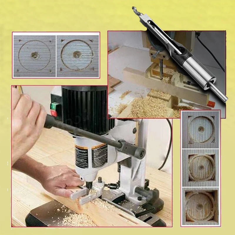 🔥Good  Tools 👍Hollow Chisel Mortise Drill Tool