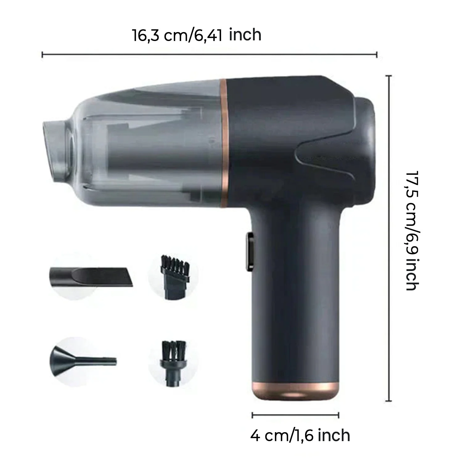 🏆Aspirateur soufflant, aspirant et gonflant tout-en-un sans fil pour la maison et la voiture👑